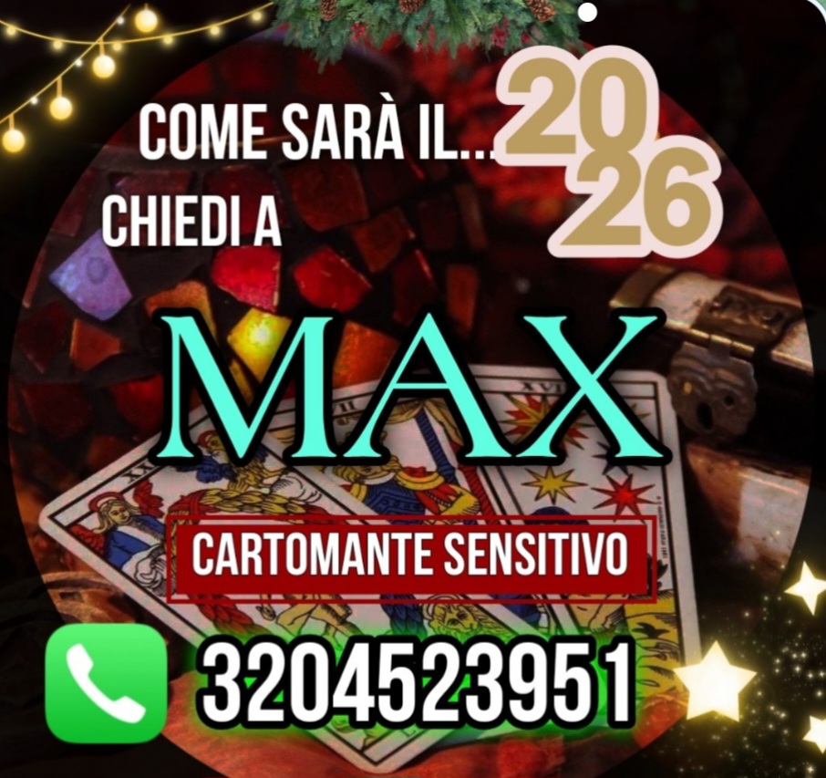 Max, sensitivo e cartomante al 3204523951