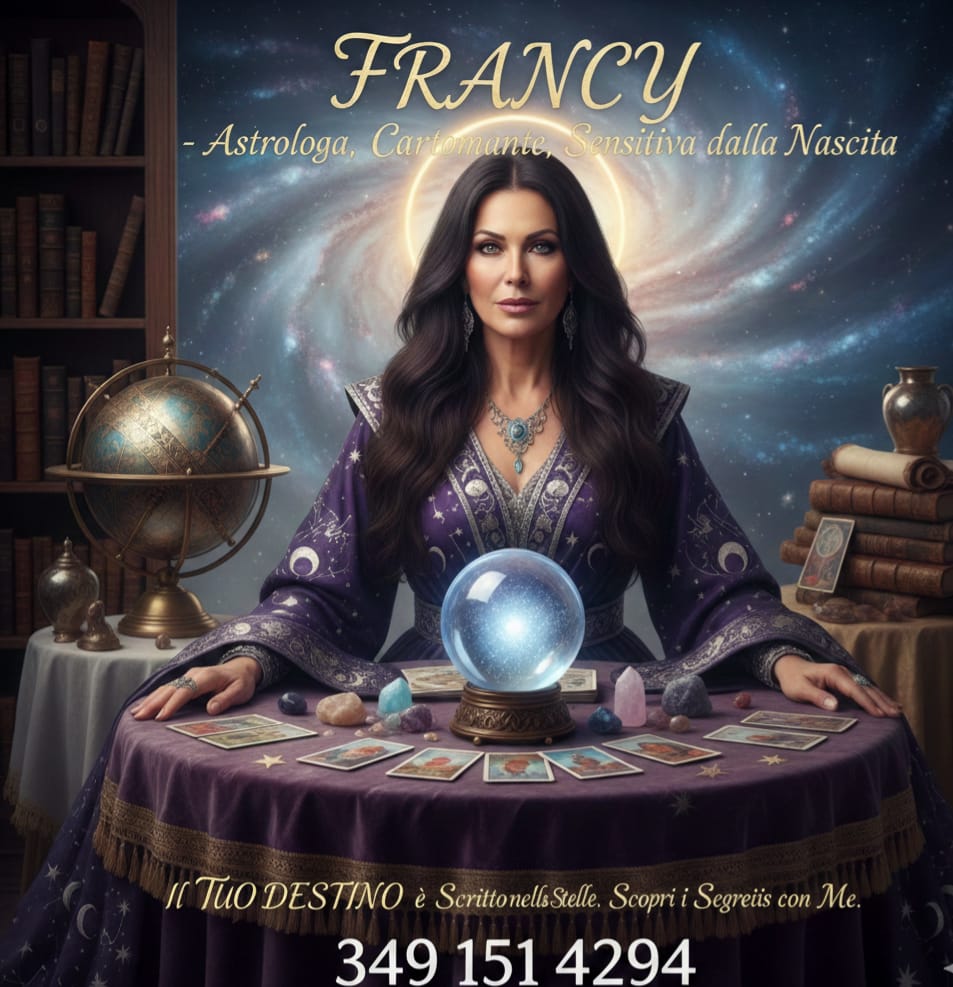 Cartomanzia, astrologia, sensitiva, astrocartograf