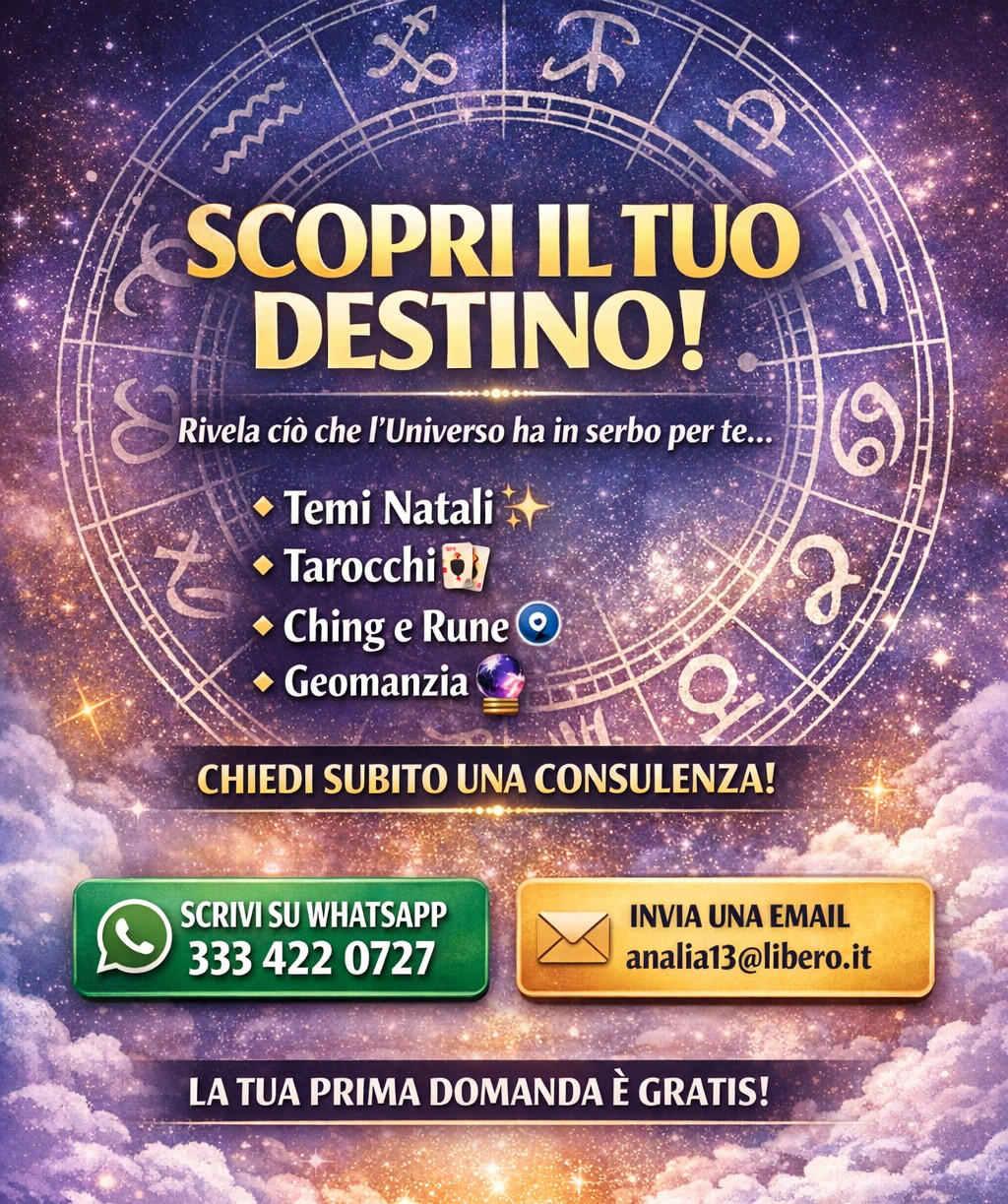 Astrologia * esoterismo - rune * tarocchi * ching