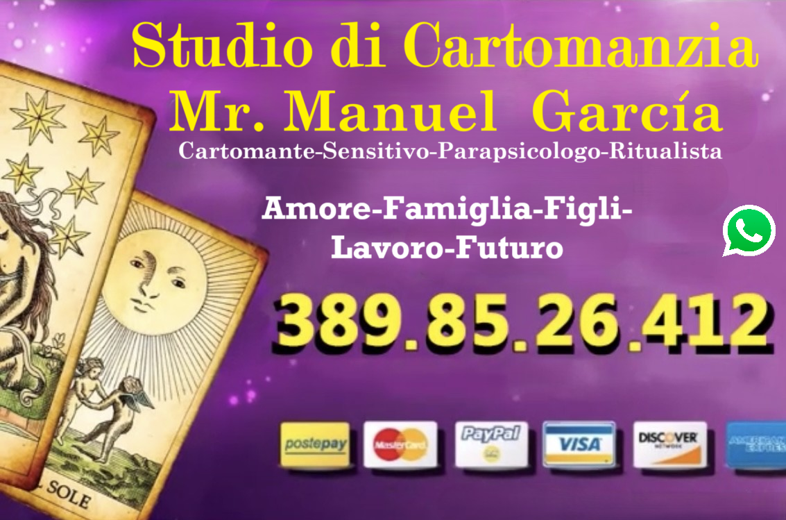 Manuel garcia - cartomante-sensitivo-parapsicologo