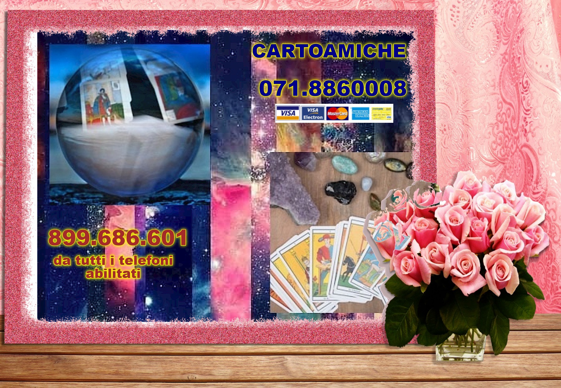   cartoamiche consulto solo 1€ 0718860008