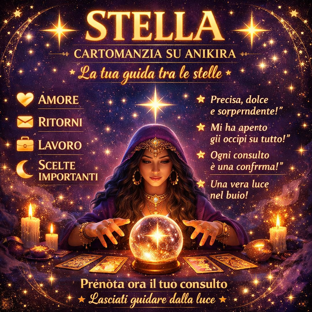 Stella cartomante la trovi șu anekira
