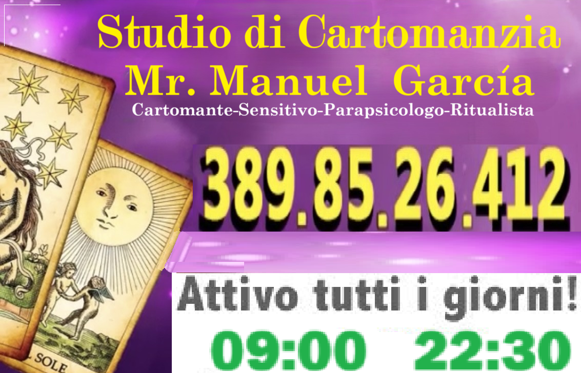 Manuel garcia - cartomante-sensitivo-parapsicologo