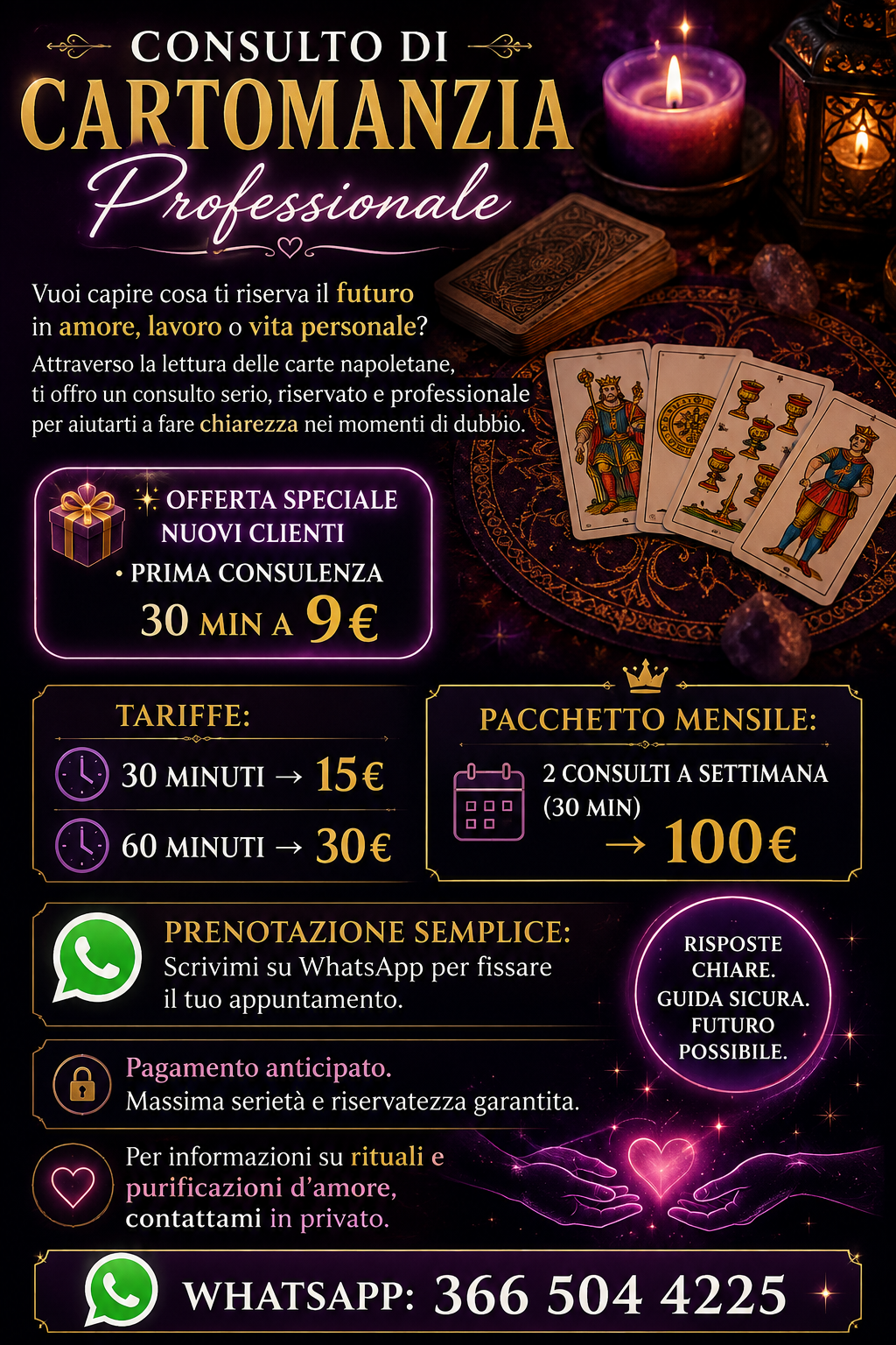 Cartomanzia professionale 