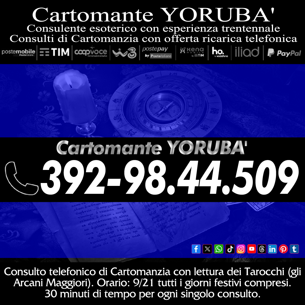 Cartomante yorubà - lettura dei tarocchi