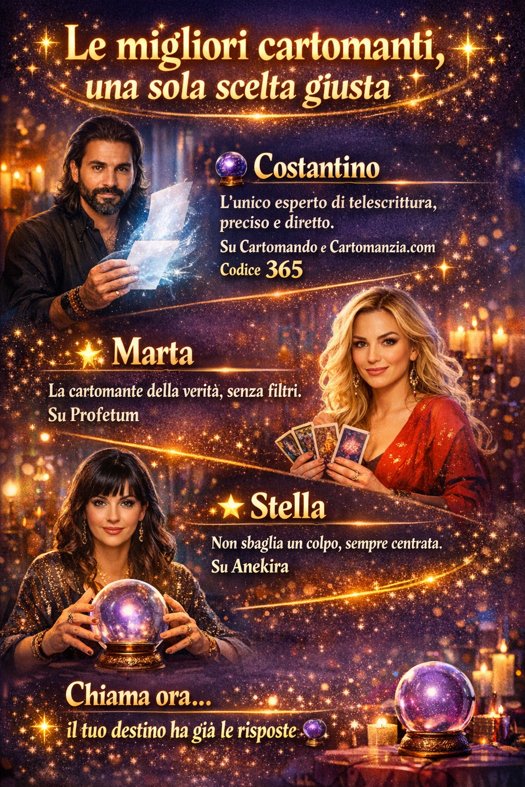 Dubbi in amore? ci pensano costantin, marta e stel