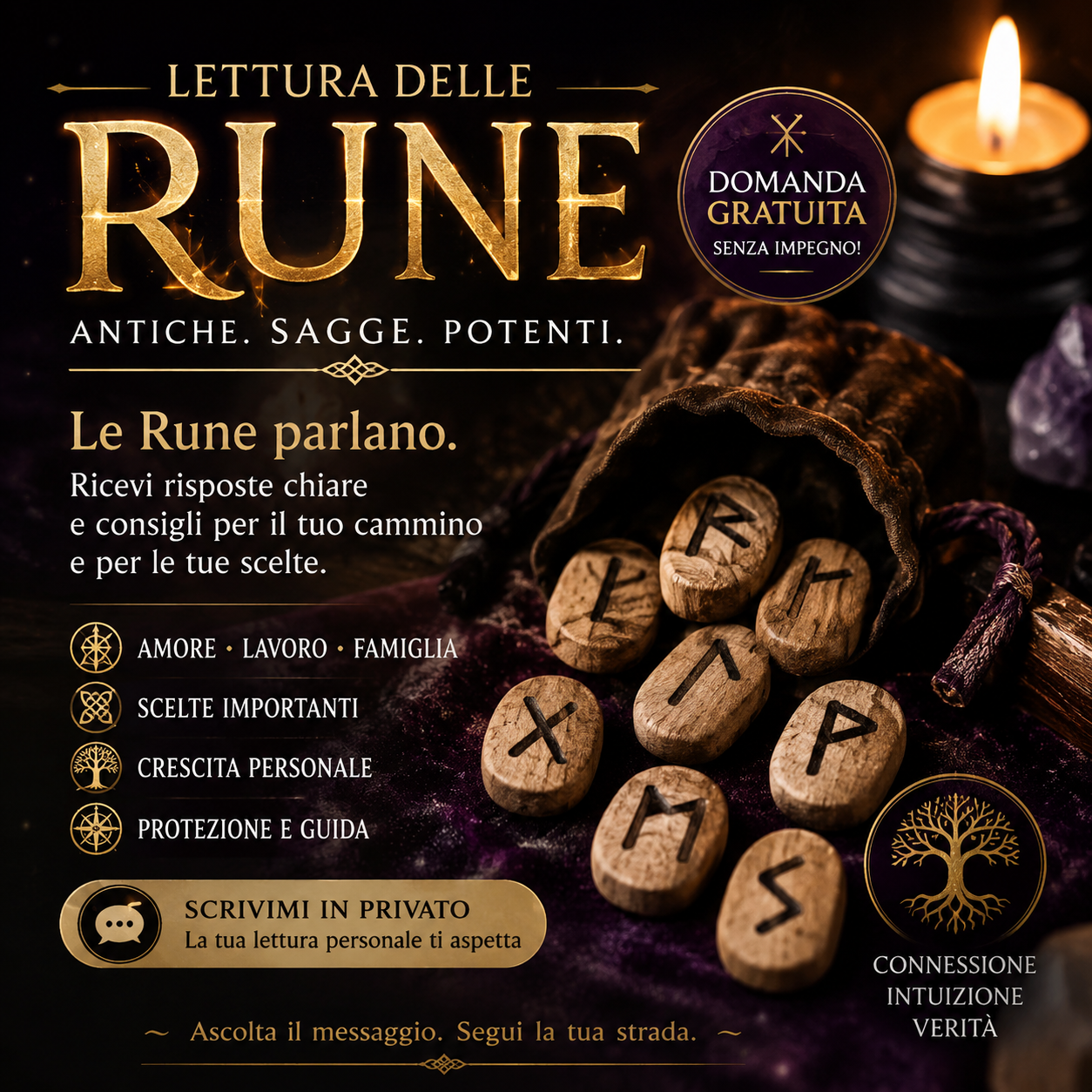 Letture con i tarocchi e le antiche rune   