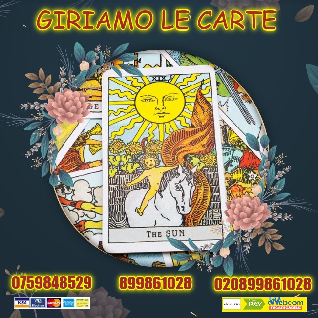 Giriamo le carte x voi promo 1€ x 5 min 0759848529