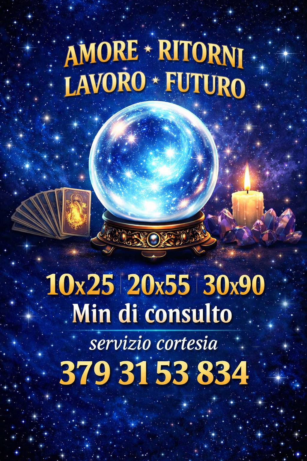 Consulti professionali cartomanzi 10x40 20x80 min 