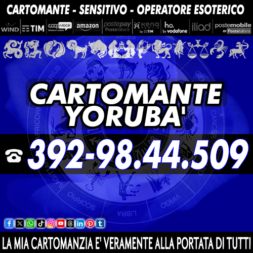 Studio di cartomanzia cartomante yoruba'