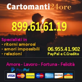 Cartomanti24ore.com - cartomanzia da 25cent/min
