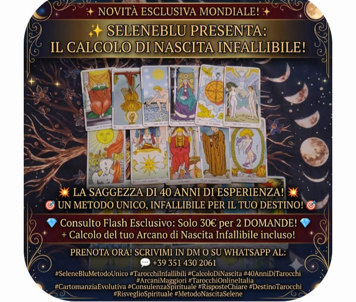 20€ arcano della tua data di nascita! 2 domande! 