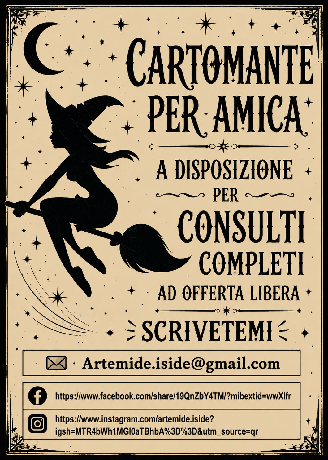 Vuoi una cartomante per amica ?