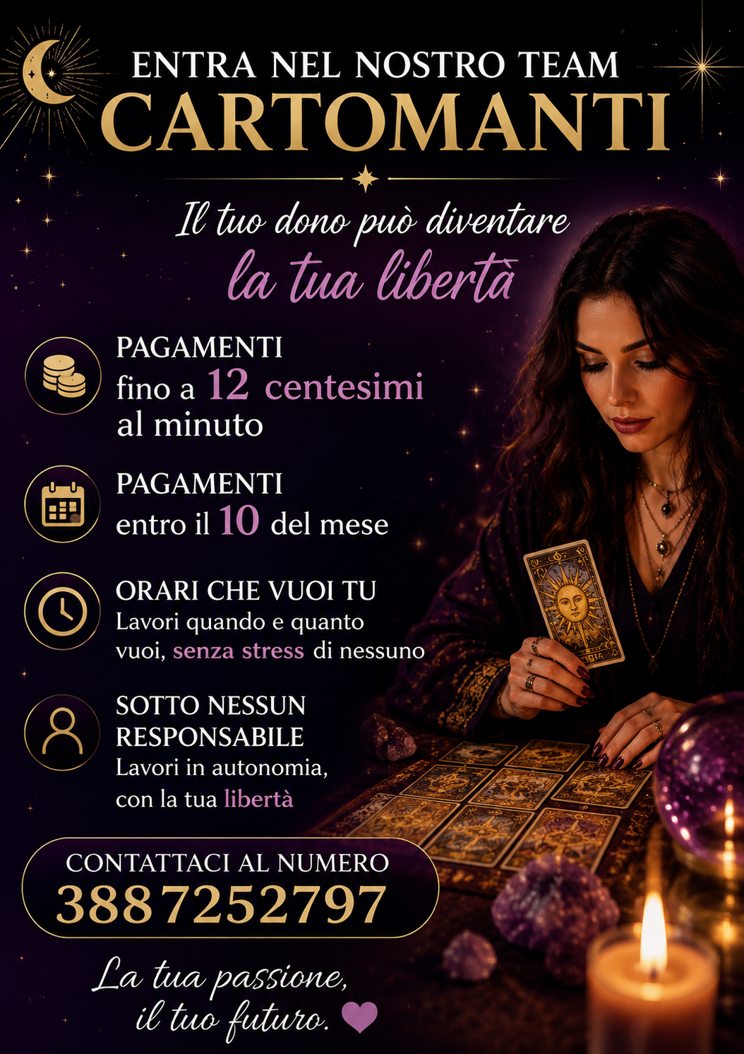 Cerchiamo cartomanti – lavora con noi