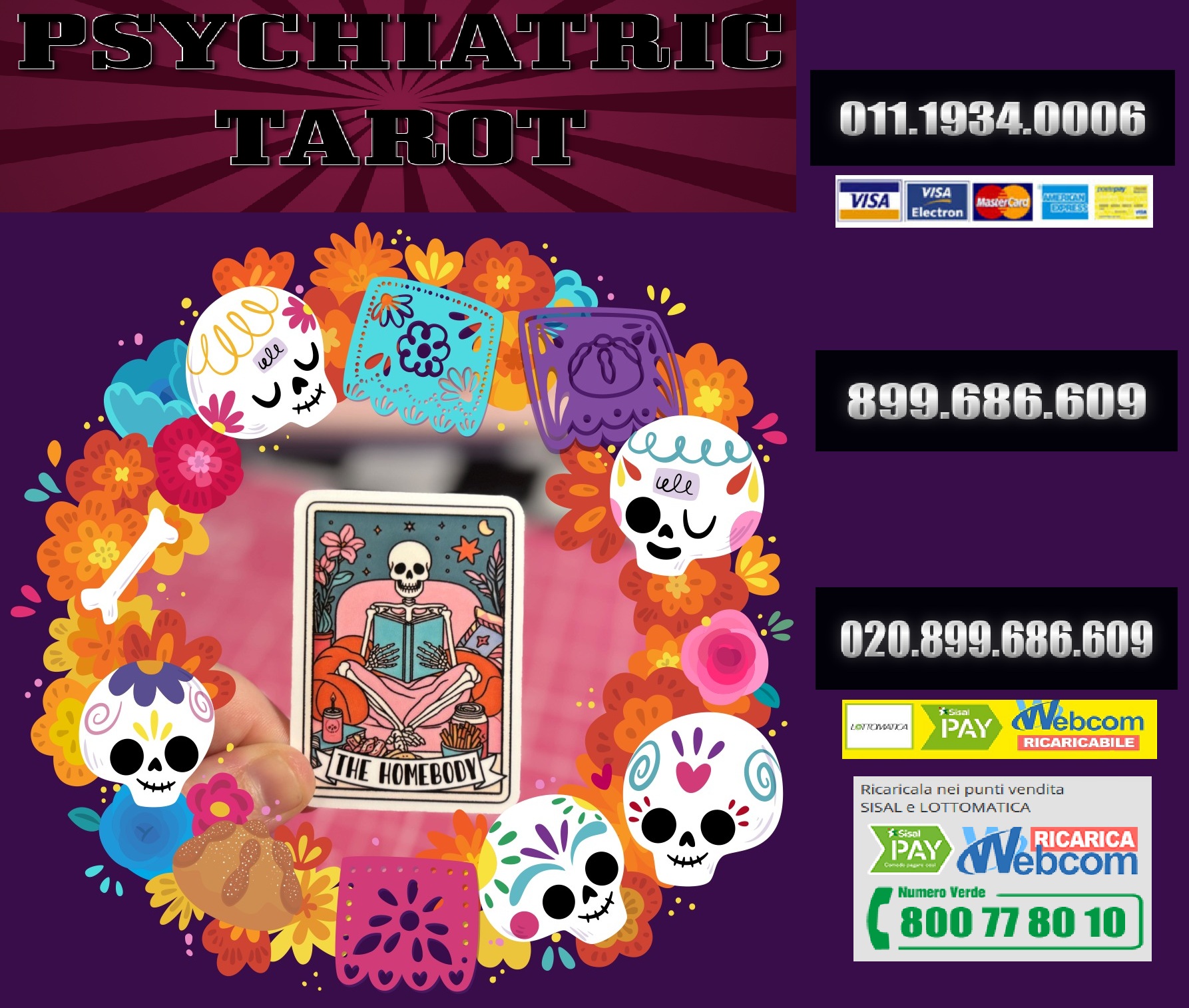 Psychiatric tarot 01119340006 solo 2€ x 6 min