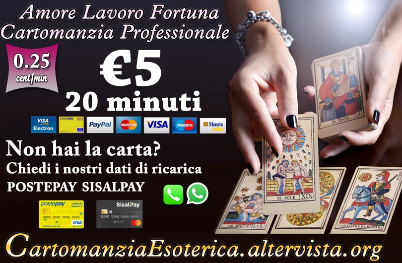 Consulti cartomanzia basso costo con vere esperte