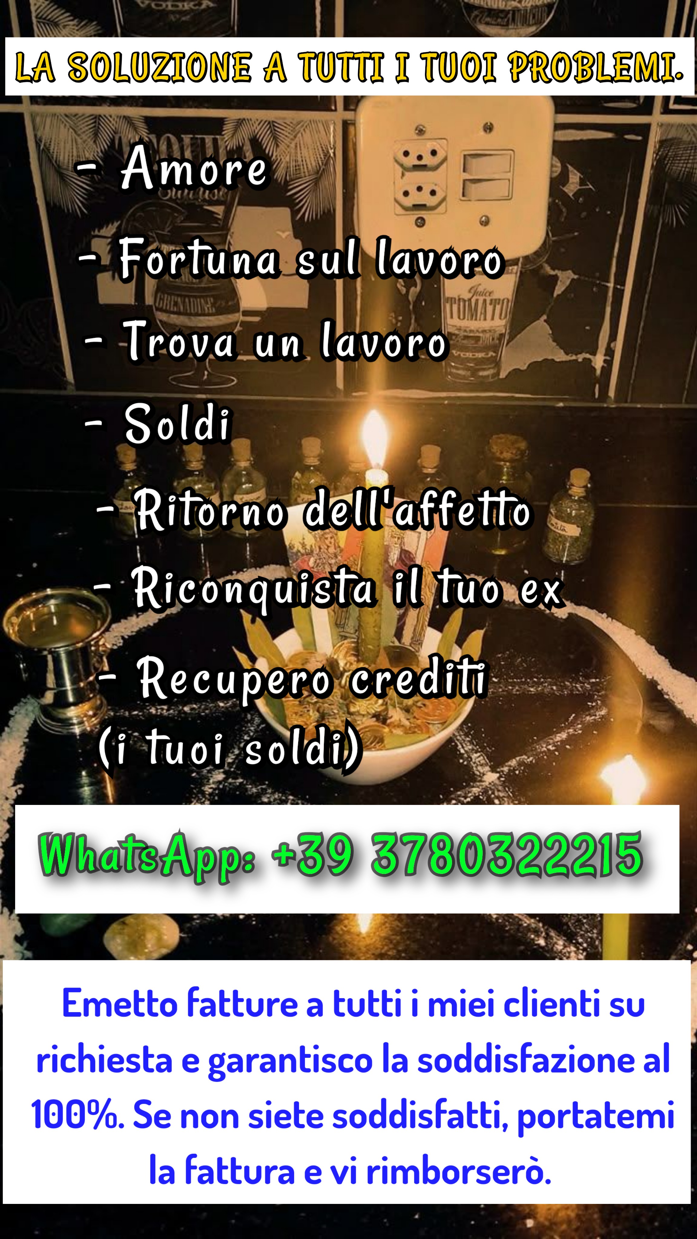 Scrivimi per consulenze e soluzioni a tutti i tuoi