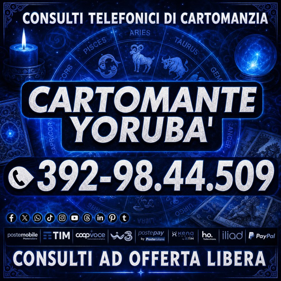 Anche ritualistica con il Cartomante Yorubà