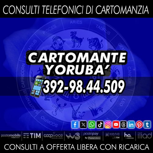 Anche ritualistica di Alto Livello con il Cartomante Yorubà