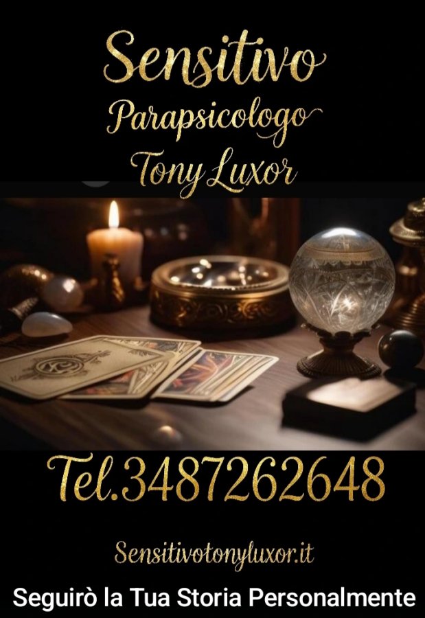 Sensitivo parapsicologo Tony Luxor.3487262648