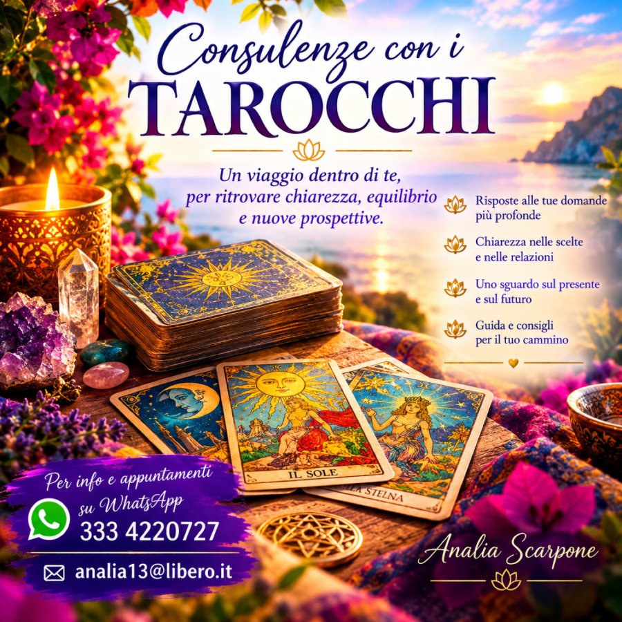 TAROCCHI - DOMANDA CONOSCITIVA GRATUITA VIA EMAIL