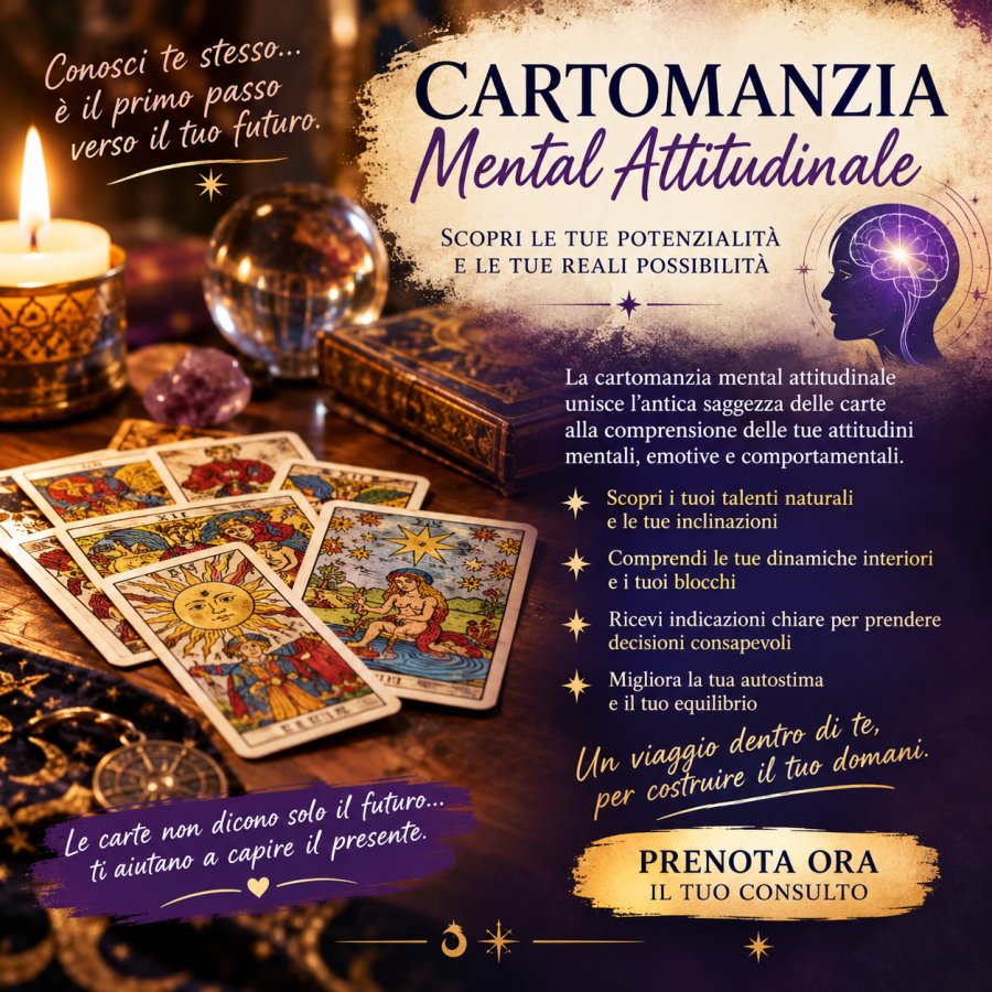 Cartomanzia mental attitudinale