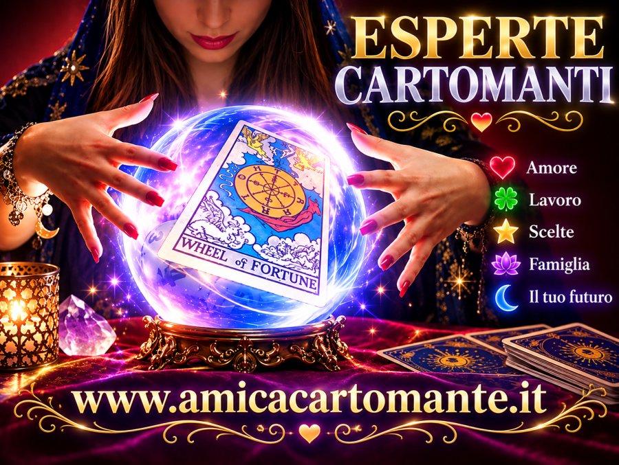 ESPERTE CARTOMANTI: ASCOLTO, SENSIBILITÀ E CONSIGLI PER IL CUORE!