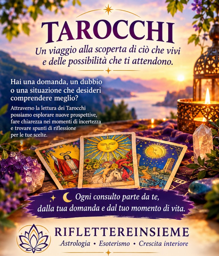 CONSULENZE CON I TAROCCHI * prima domanda gratuita via e.mail