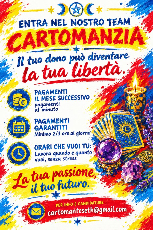 LAVORA CON LA TUA PASSIONE!