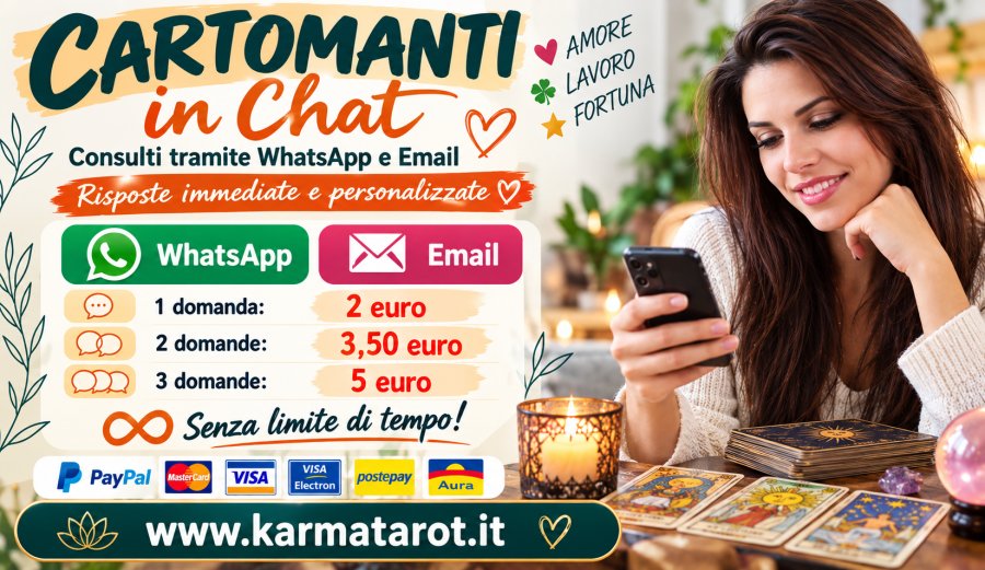 Amore, lavoro e fortuna – Esperte cartomanti online