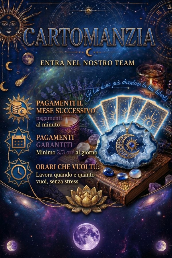 Cerchiamo Cartomanti Esperte/i