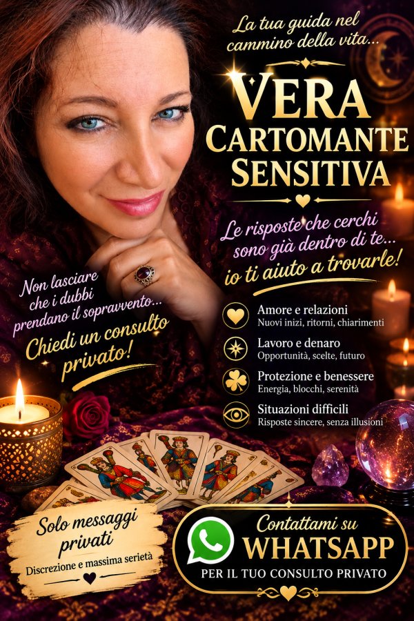 Cartomante sensitiva con anni di esperienza – consulti seri e riservati
